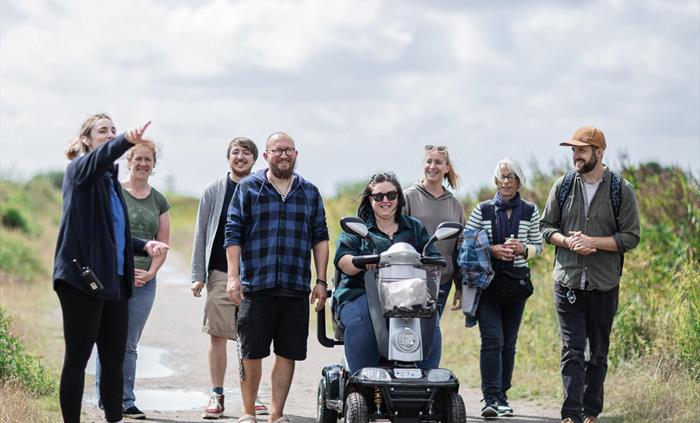 Group of people on a guide walk - Dakeney Fox Photography